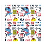 Monster-cool-seamless-pattern Two Sides Premium Plush Fleece Blanket (Small) 50 x40  Blanket Front