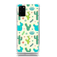 Cactus-succulents-floral-seamless-pattern Samsung Galaxy S20plus 6 7 Inch Tpu Uv Case by Salman4z