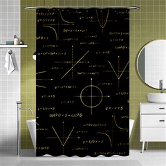 Abstract-math Pattern Shower Curtain 48  X 72  (small)  by Salman4z