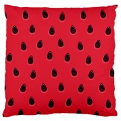 Seamless-watermelon-surface-texture Standard Premium Plush Fleece Cushion Case (one Side) by Salman4z