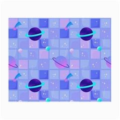 Seamless-pattern-pastel-galaxy-future Small Glasses Cloth (2 Sides) by Salman4z