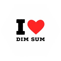 I Love Dim Sum Wooden Puzzle Hexagon by ilovewhateva