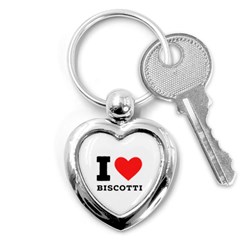 I Love Biscotti Key Chain (heart) by ilovewhateva