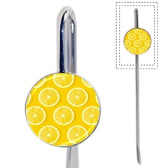 Lemon-fruits-slice-seamless-pattern Book Mark by Salman4z