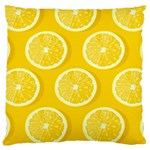 Lemon-fruits-slice-seamless-pattern Large Cushion Case (Two Sides) Back