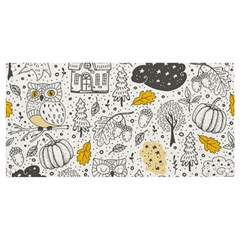 Doodle-seamless-pattern-with-autumn-elements Banner And Sign 4  X 2  by Salman4z