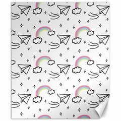 Cute-art-print-pattern Canvas 8  X 10  by Salman4z