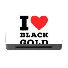 I Love Black Gold Memory Card Reader With Cf by ilovewhateva