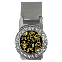 Golden-indian-traditional-signs-symbols Money Clips (cz)  by Salman4z