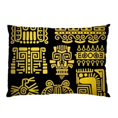 American-golden-ancient-totems Pillow Case by Salman4z