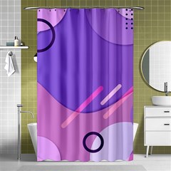 Colorful-abstract-wallpaper-theme Shower Curtain 48  X 72  (small)  by Salman4z