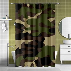 Texture-military-camouflage-repeats-seamless-army-green-hunting Shower Curtain 48  X 72  (small)  by Salman4z