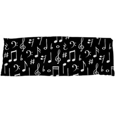 Chalk-music-notes-signs-seamless-pattern Body Pillow Case Dakimakura (two Sides) by Salman4z