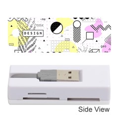 Graphic-design-geometric-background Memory Card Reader (stick) by Salman4z