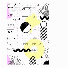 Graphic-design-geometric-background Small Garden Flag (two Sides) by Salman4z