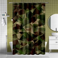 Abstract-vector-military-camouflage-background Shower Curtain 48  X 72  (small)  by Salman4z