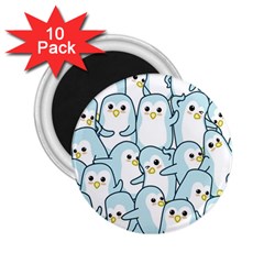 Penguins Pattern 2 25  Magnets (10 Pack)  by pakminggu