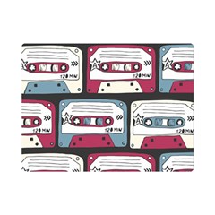 Music Symbols Rock Music Seamless Pattern Premium Plush Fleece Blanket (mini) by pakminggu