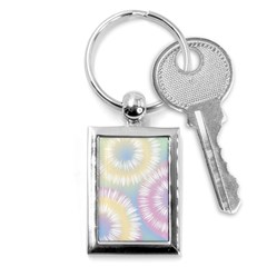 Tie Dye Pattern Colorful Design Key Chain (rectangle) by pakminggu