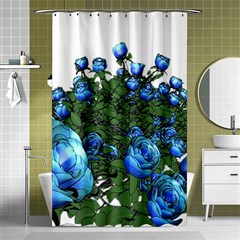 Flowers Roses Rose Nature Bouquet Shower Curtain 48  X 72  (small)  by pakminggu