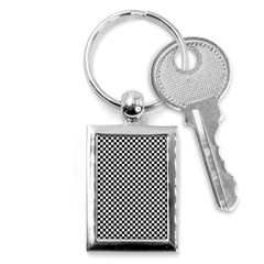 Background Black Board Checker Checkerboard Key Chain (rectangle) by pakminggu