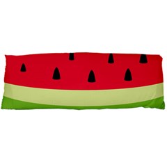 Watermelon Fruit Food Healthy Vitamins Nutrition Body Pillow Case Dakimakura (two Sides) by pakminggu