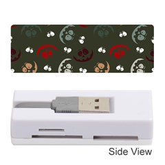 Art Halloween Pattern Creepy Design Digital Papers Memory Card Reader (stick) by pakminggu