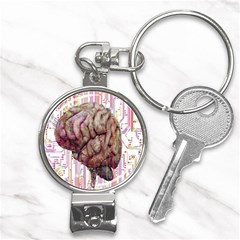 Brain Think Neurons Circuit Nail Clippers Key Chain by pakminggu