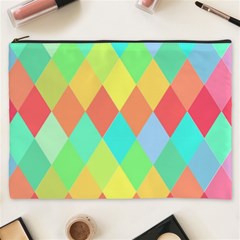 Low Poly Triangles Cosmetic Bag (xxxl) by danenraven