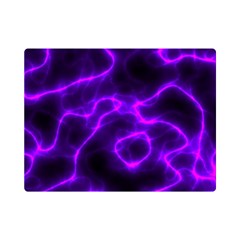 Purple Pattern Background Structure Premium Plush Fleece Blanket (mini) by danenraven