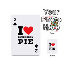 I Love Blueberry Playing Cards 54 Designs (mini) by ilovewhateva