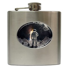 Astronaut Space Walk Hip Flask (6 Oz) by danenraven