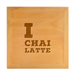 I Love Chai Latte Wood Photo Frame Cube by ilovewhateva