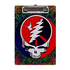 Grateful Dead Pattern A5 Acrylic Clipboard by Mog4mog4