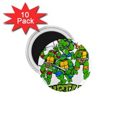 Teenage Mutant Ninja Turtles 1 75  Magnets (10 Pack)  by Mog4mog4