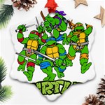 Teenage Mutant Ninja Turtles Ornament (Snowflake) Front