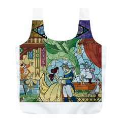 Beauty Stained Glass Full Print Recycle Bag (l) by Mog4mog4