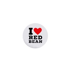 I Love Red Bean 1  Mini Buttons by ilovewhateva