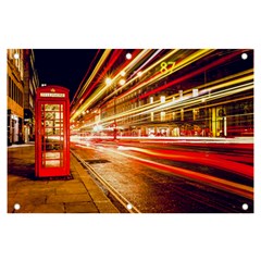 Telephone Booth Red London England Banner And Sign 6  X 4  by Mog4mog4