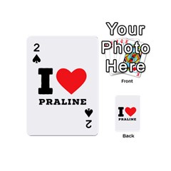 I Love Praline  Playing Cards 54 Designs (mini) by ilovewhateva