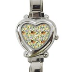 My Neighbor Totoro Pattern Heart Italian Charm Watch Front