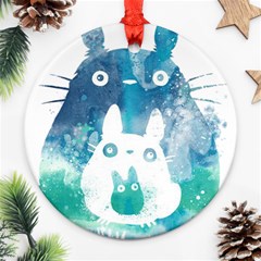 My Neighbor Totoro Ornament (round) by Mog4mog4