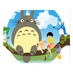 My Neighbor Totoro Totoro Premium Plush Fleece Blanket (Large) 80 x60  Blanket Front