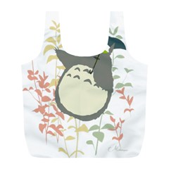 My Neighbor Totoro Cartoon Full Print Recycle Bag (l) by Mog4mog4