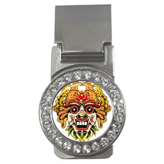 Bali Barong Mask Euclidean Vector Chiefs Face Money Clips (cz)  by Mog4mog4