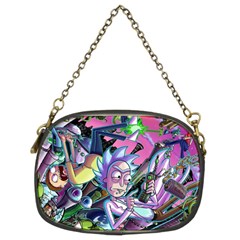 Cartoon Parody Time Travel Ultra Pattern Chain Purse (two Sides) by Mog4mog4