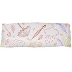 Weather Umbrella Rain Cloud Seamless Doodle Pattern Body Pillow Case (Dakimakura) Body Pillow Case