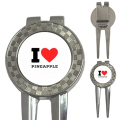 I Love Pineapple 3-in-1 Golf Divots by ilovewhateva