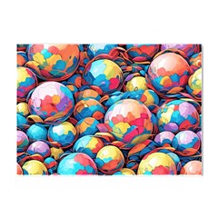 Pattern Seamless Balls Colorful Rainbow Colors Crystal Sticker (a4) by 99art