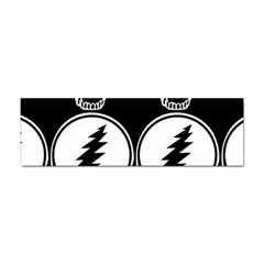 Black And White Deadhead Grateful Dead Steal Your Face Pattern Sticker Bumper (100 Pack) by 99art